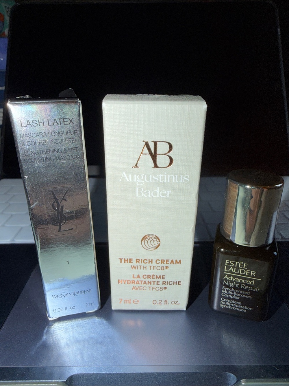 Luxury/High End Sample Set- YSL, Augustinus Bader, Estée Lauder